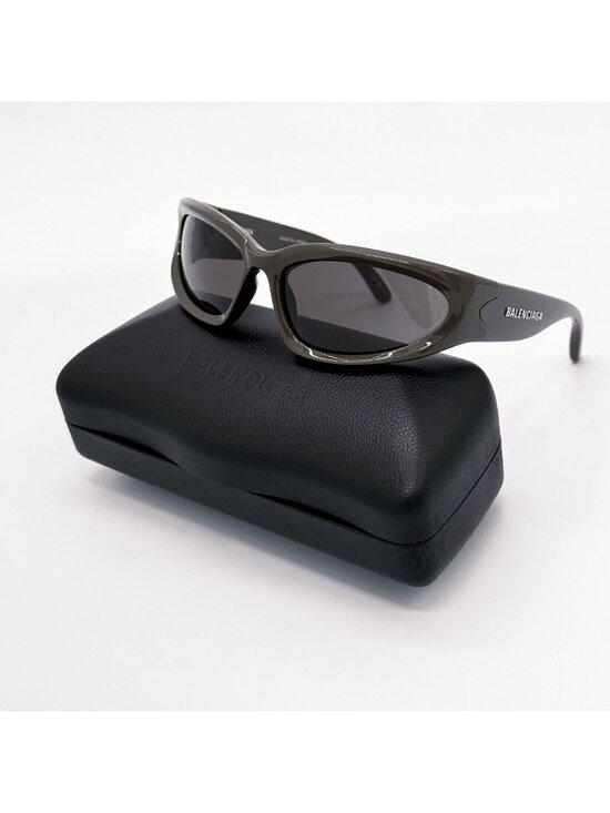 NEW BALENCIAGA BB0157S 008 SUNGLASSES BROWN UNISEX EYEWEAR BALENCIAGA main image 8